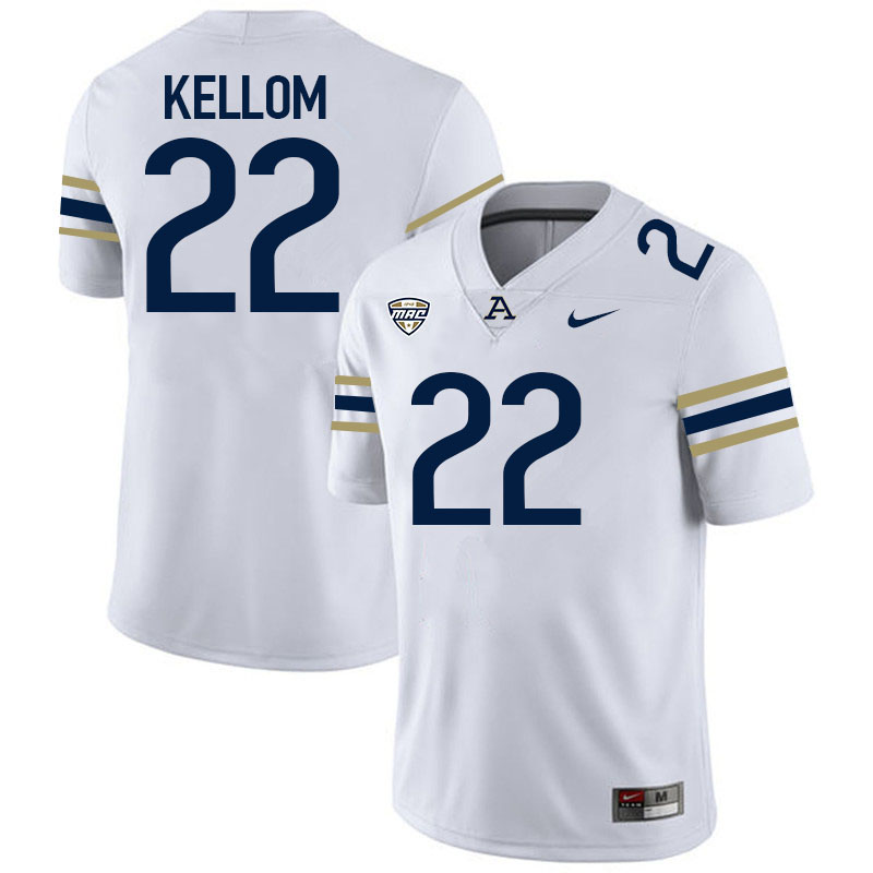 Charles Kellom Akron Zips Jersey,University Of Akron #22 Charles Kellom Jersey Youth-White